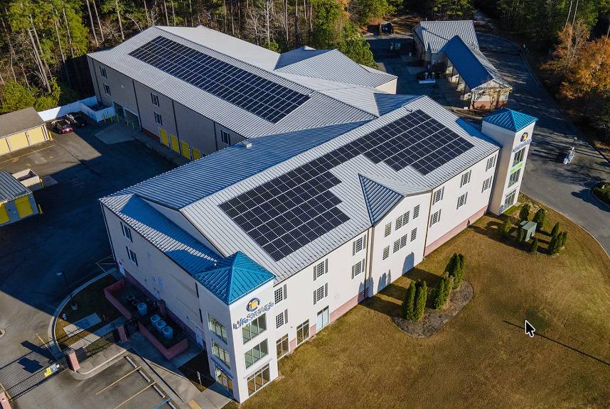 commercial solar installation